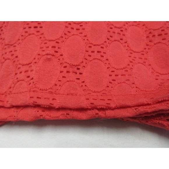 Isaac‎ Mizrahi cap sleeve eyelet lace overlay dress READ - Picture 12 of 12